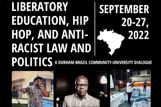 flyer for Brazil law and anti-racism event